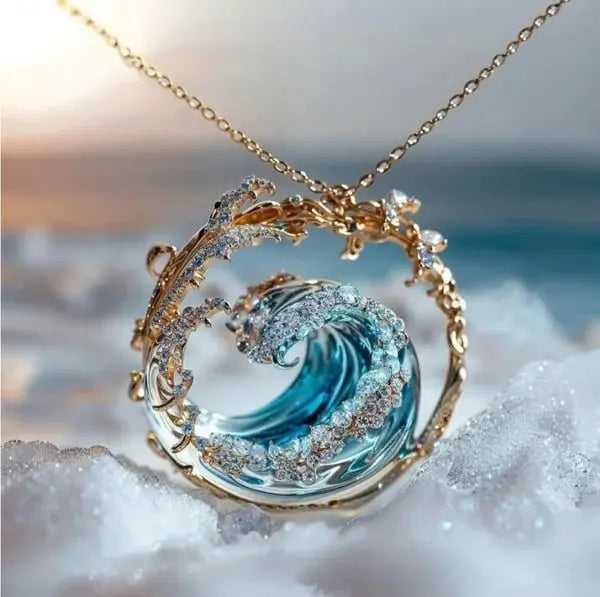 Collana con ciondolo "Promessa dell'Oceano"