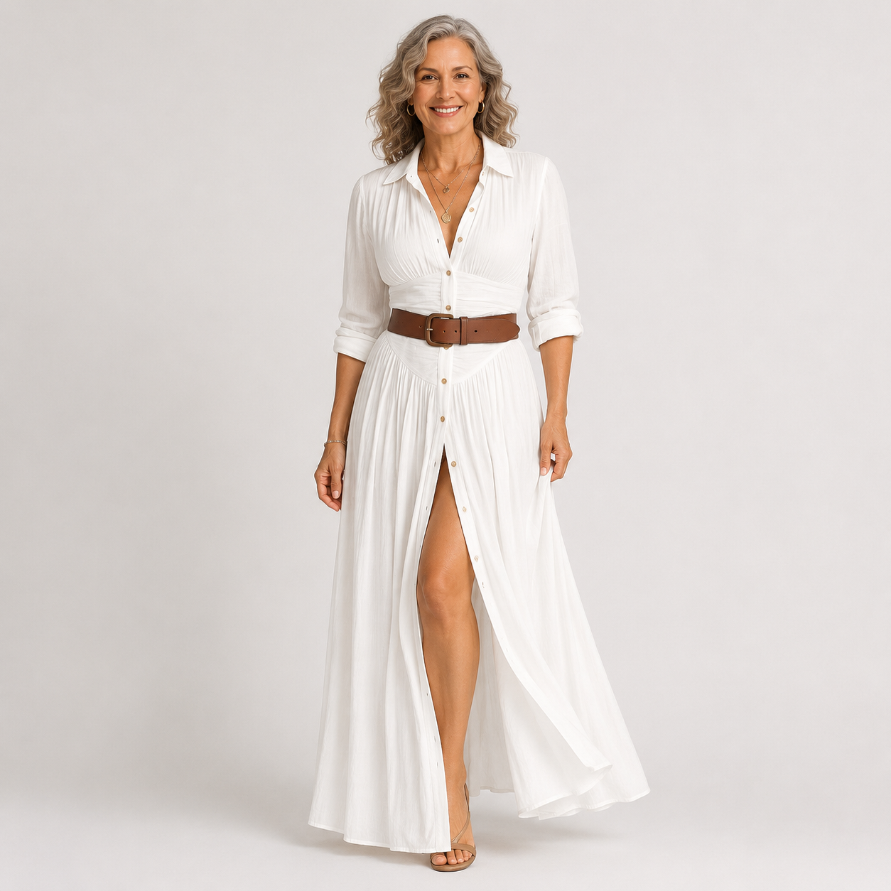 The Sabinia Shirt Dress