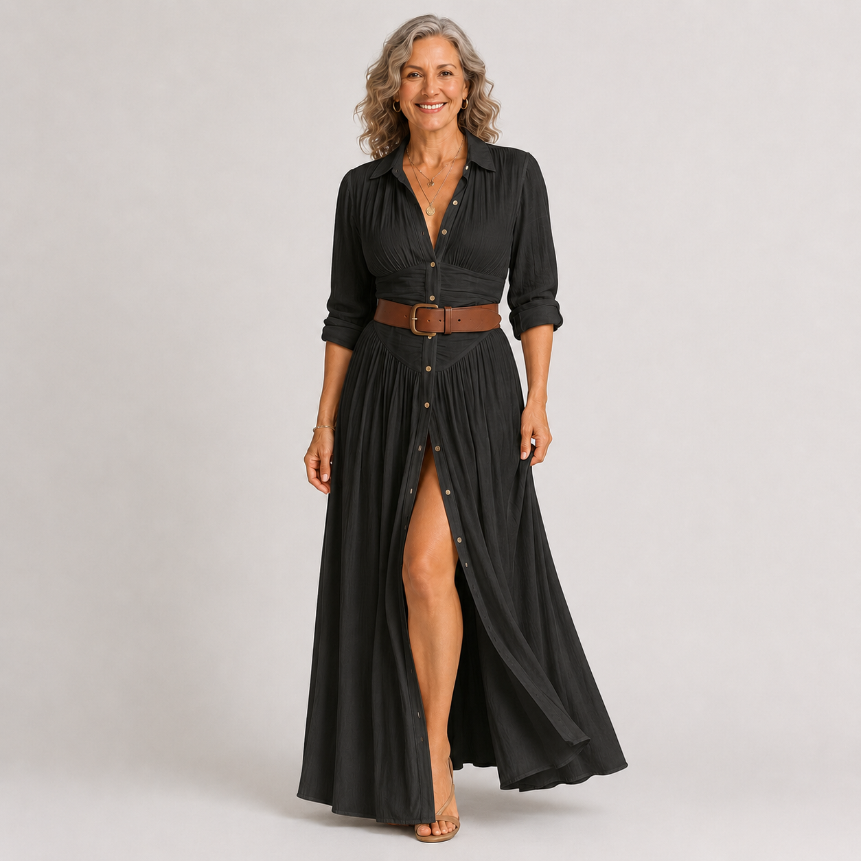 The Sabinia Shirt Dress