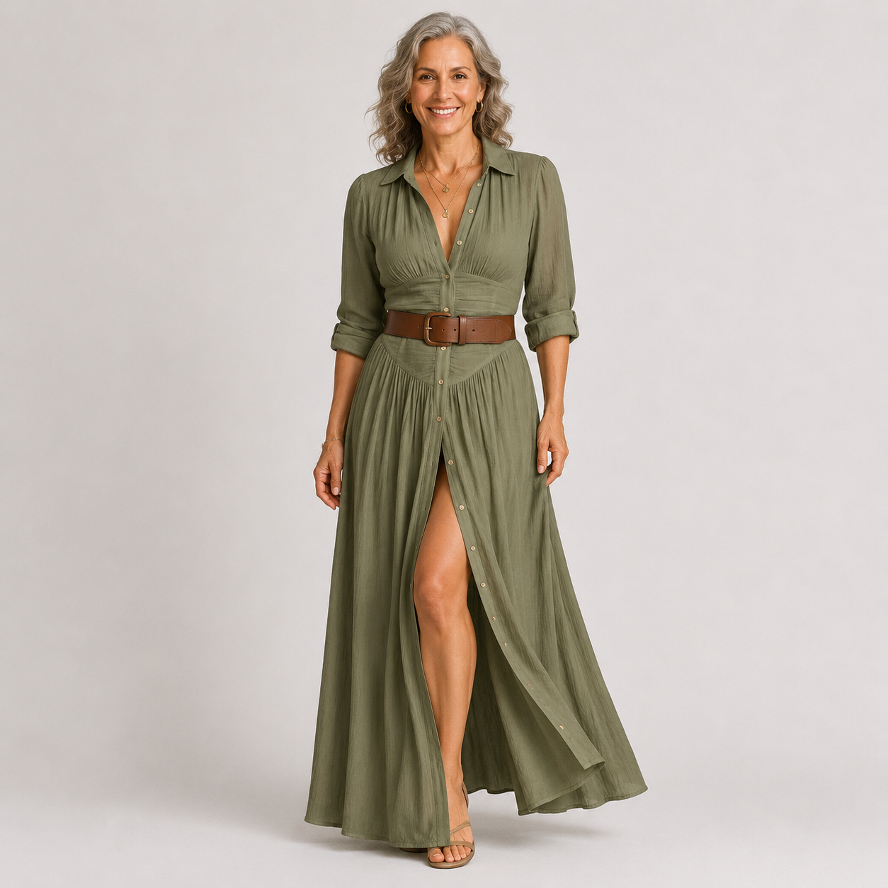 The Sabinia Shirt Dress
