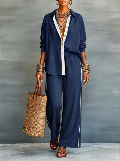 Cambria | Coastal Linen Lounge Set