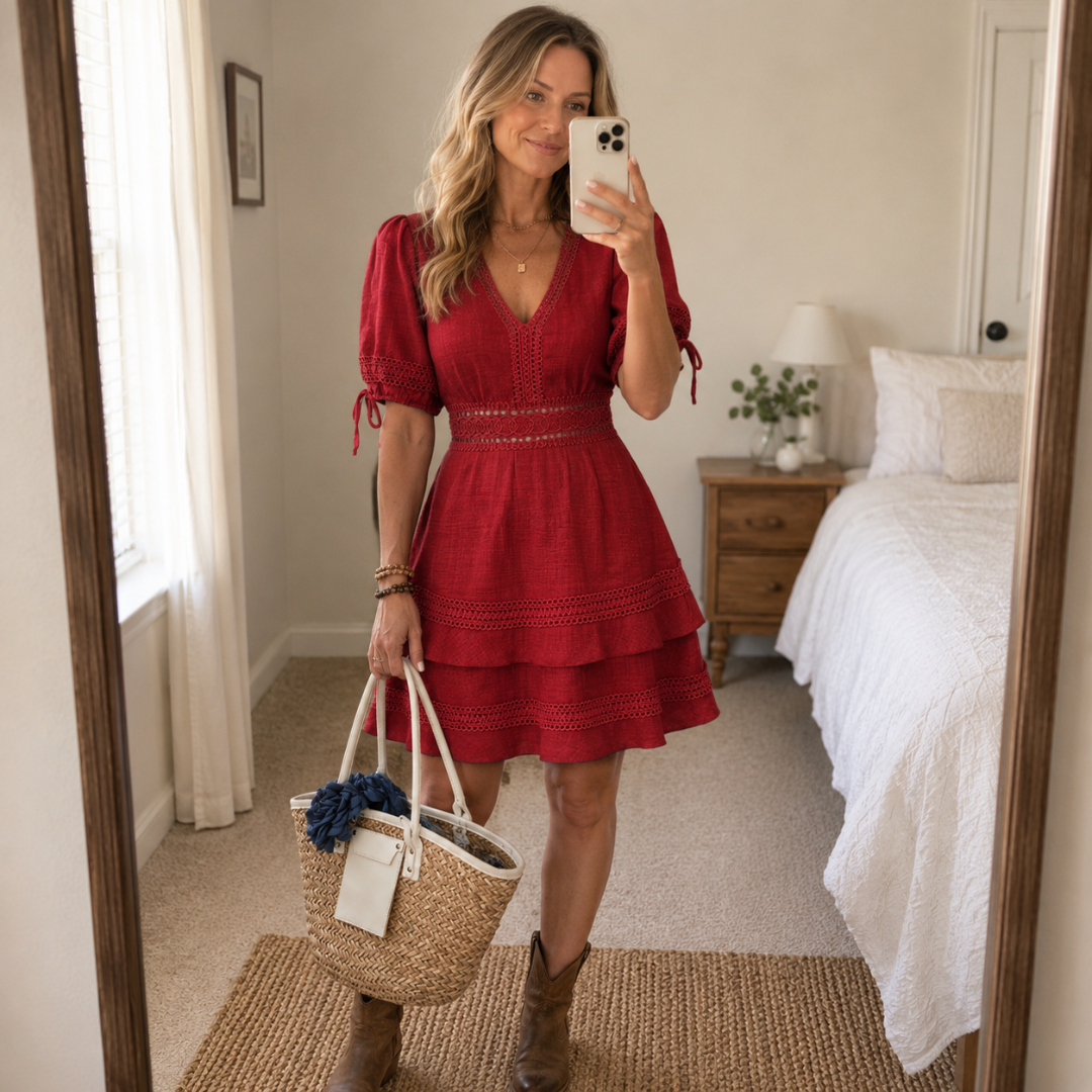 Scarlett™ | Romantic Tiered Ruffle Mini Dress