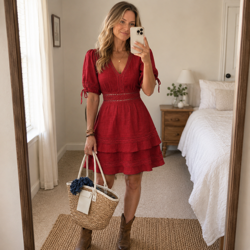 Scarlett™ | Romantic Tiered Ruffle Mini Dress