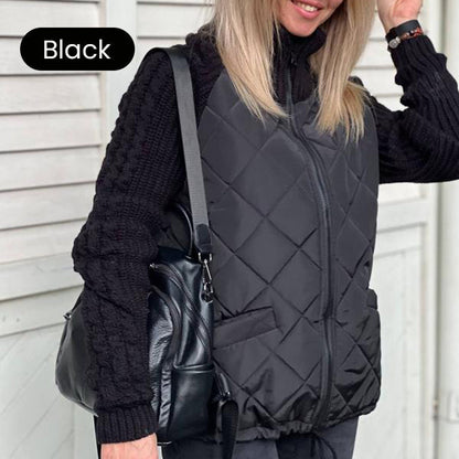Chaqueta acolchada con mangas de punto de Sira Montero