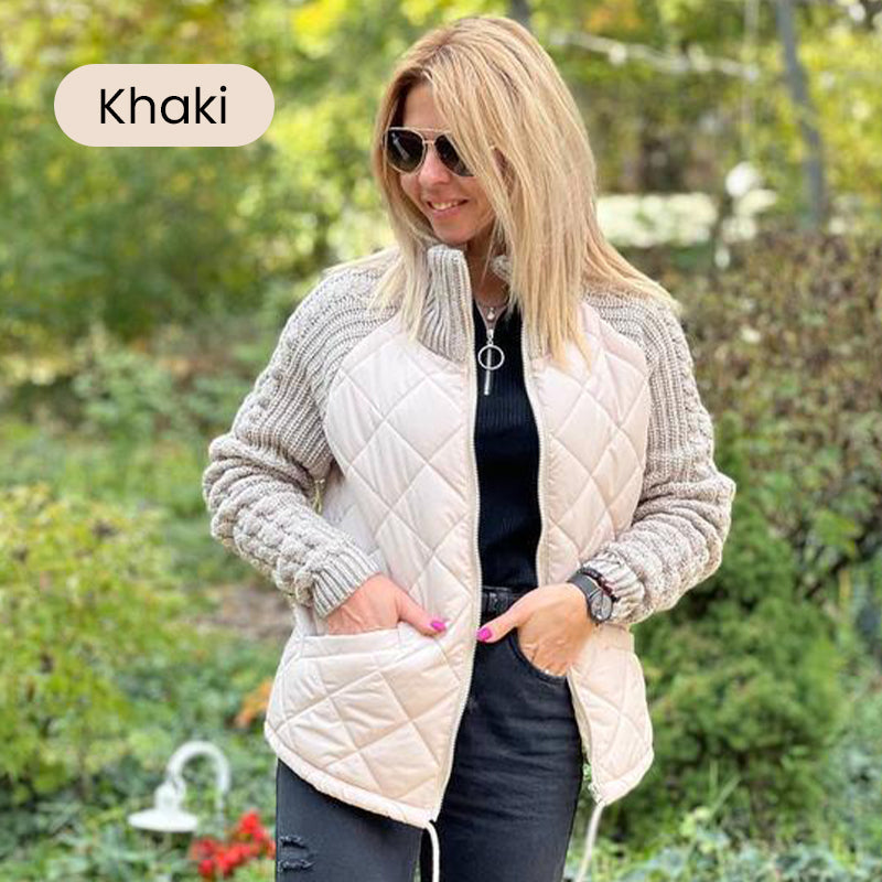 Chaqueta acolchada con mangas de punto de Sira Montero