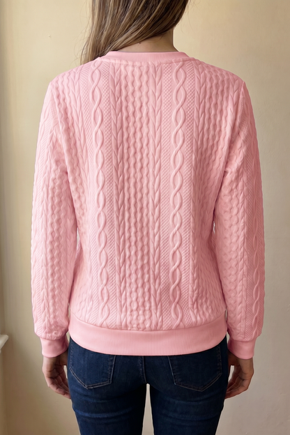 Sudadera texturizada con cremallera de Sira Montero
